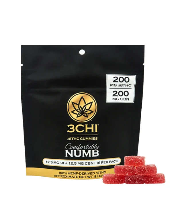 3 CHI Comfortably Numb Gummies