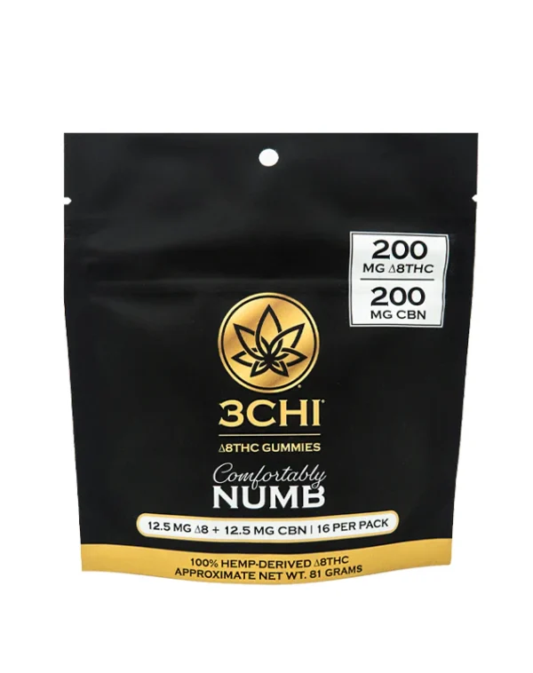 3 CHI Comfortably Numb Gummies