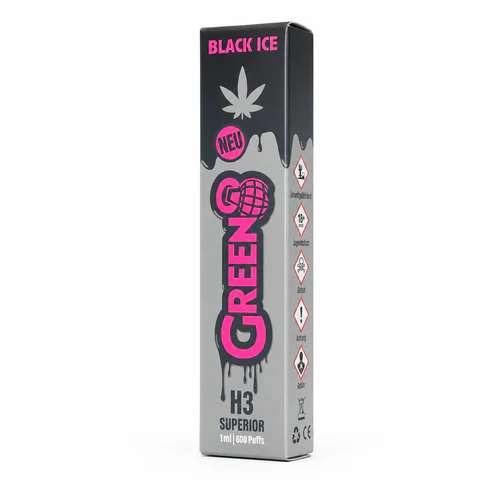 green8_black_ice_vape_packaging_45grad.webp Green8 - Black Ice H3 Vape