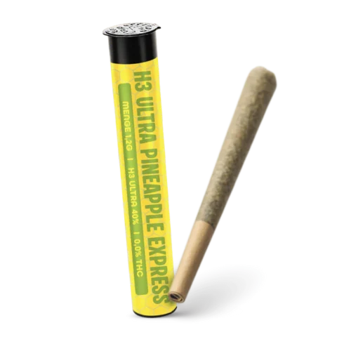 h3-ultra-preroll-joint-pineapple-express.webp Pineapple Express Preroll - H3 Ultra